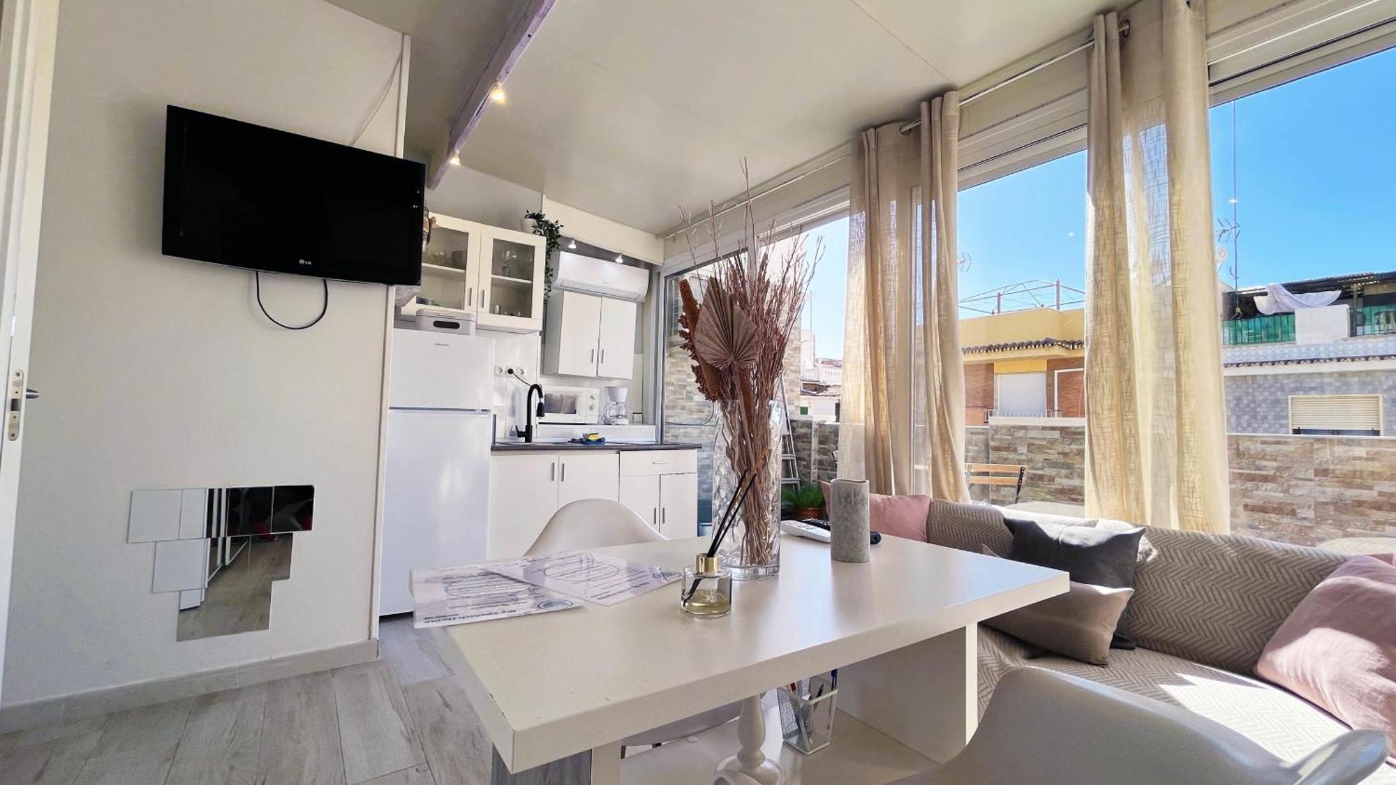 Appartement A 5 Minutos De La Playa Con Terraza En Málaga Extérieur photo