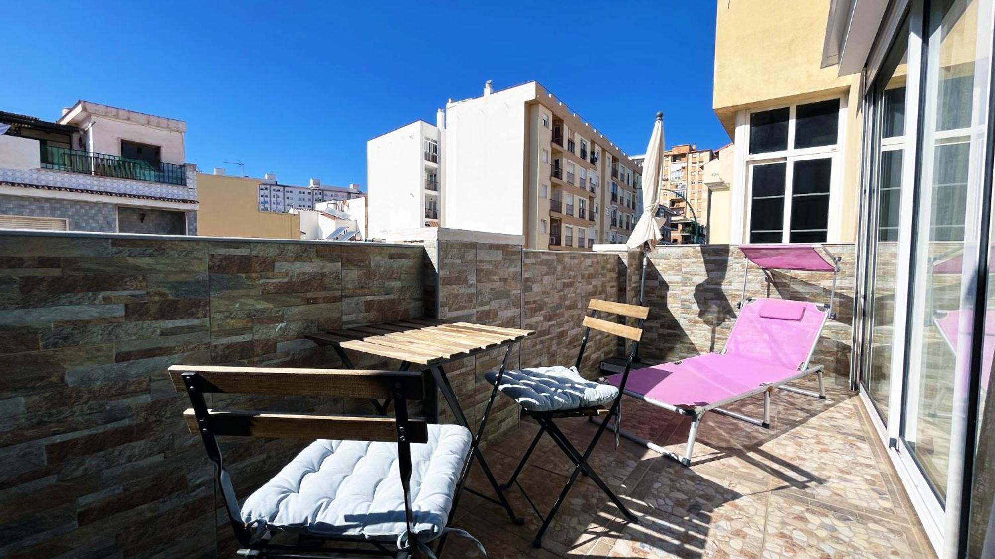 Appartement A 5 Minutos De La Playa Con Terraza En Málaga Extérieur photo
